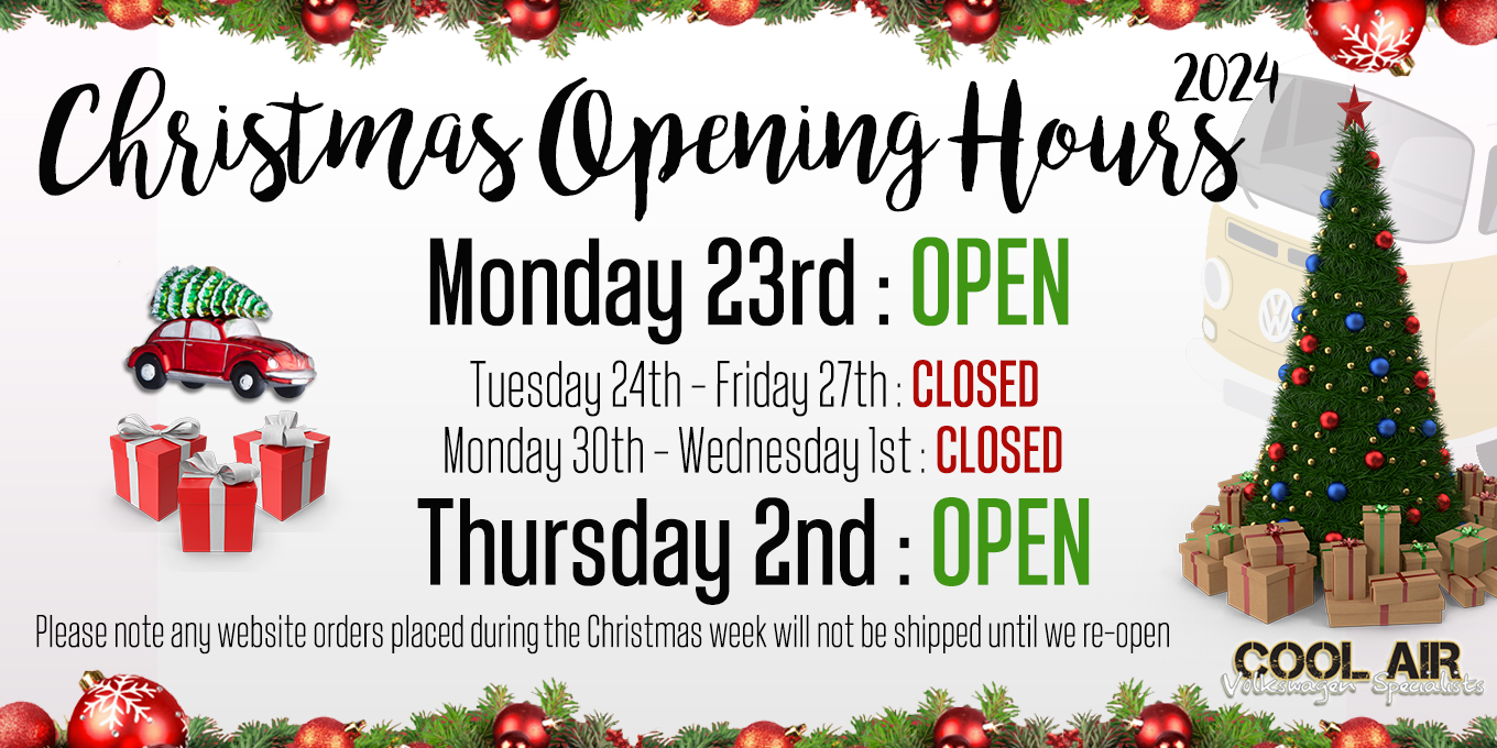 Christmas opening Times 2024